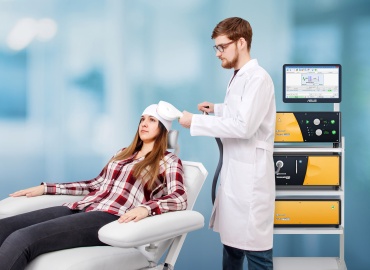 Διακρανιακή μαγνητική διέγερση rTMS (Transcranial Magnetic Stimulation)