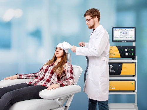 Διακρανιακή μαγνητική διέγερση rTMS (Transcranial Magnetic Stimulation)